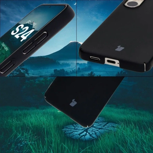 Etui Bizon Case Łupka do Samsung Galaxy S24 czarne