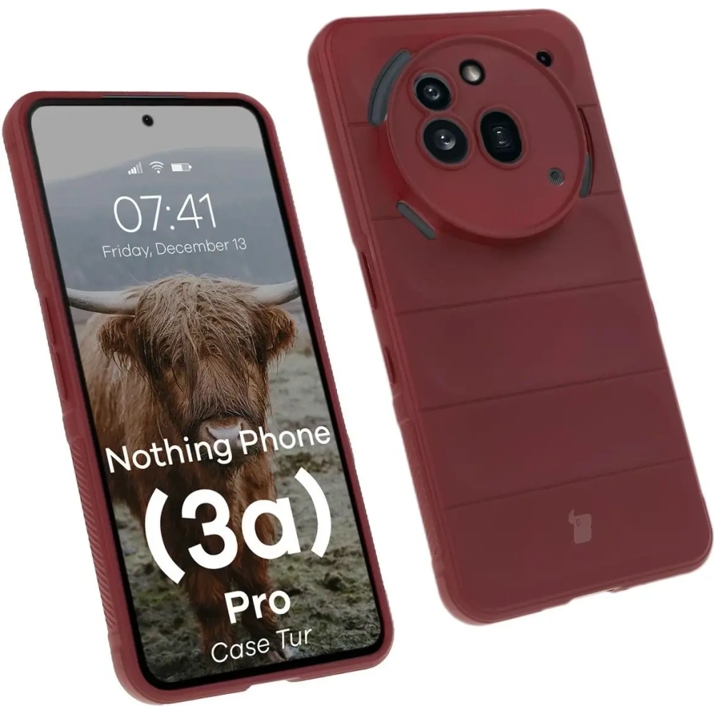 Wholesale Bizon Case Tur Nothing Phone (3a) Pro burgundy - BIZ9142 - {ean13} - Hurt