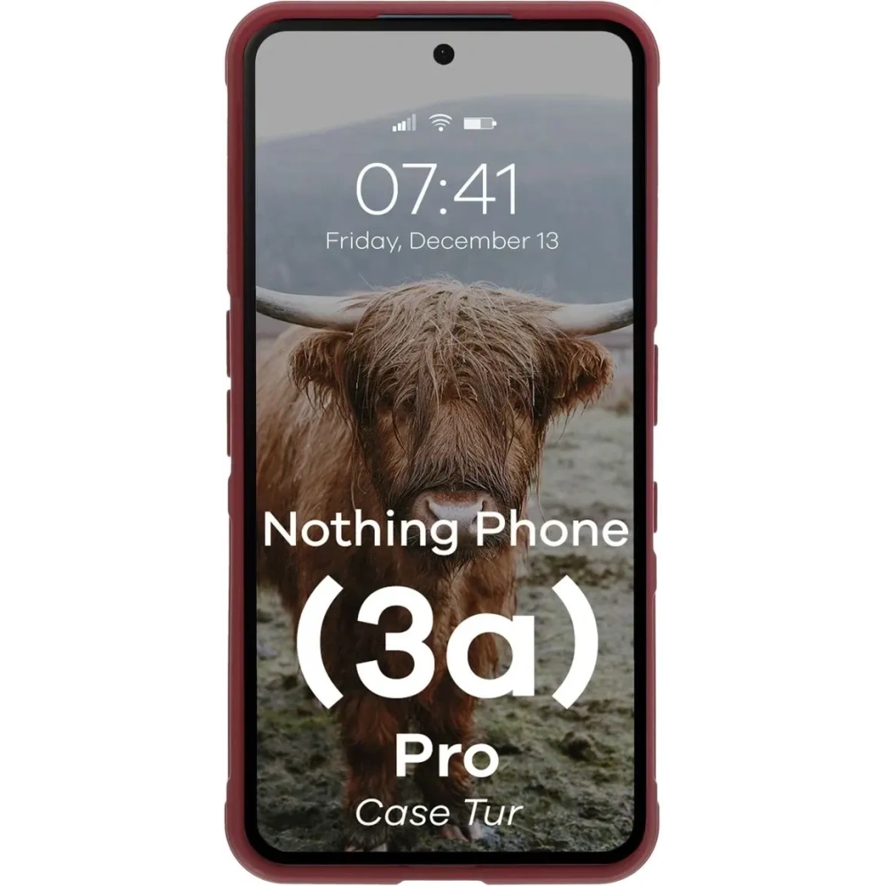 Wholesale Bizon Case Tur Nothing Phone (3a) Pro burgundy - BIZ9142 - {ean13} - Hurt