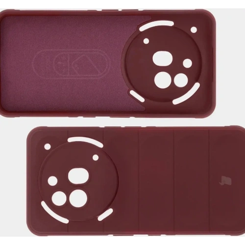 Pancerne etui Bizon Case Tur do Nothing Phone (3a) Pro burgundowe