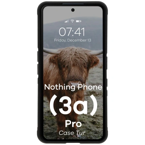Pancerne etui Bizon Case Tur do Nothing Phone (3a) Pro czarne