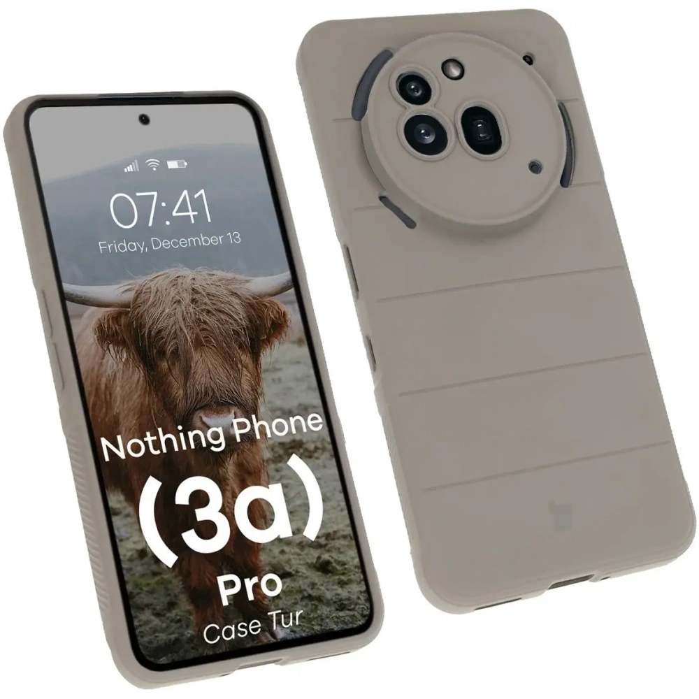Wholesale Bizon Case Tur Nothing Phone (3a) Pro light grey - BIZ9145 - {ean13} - Hurt