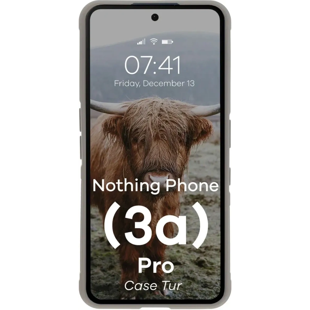 Wholesale Bizon Case Tur Nothing Phone (3a) Pro light grey - BIZ9145 - {ean13} - Hurt