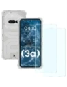 Bizon Case Clear Pack Hülle + 2x Schutzglas für Nothing Phone (3a)