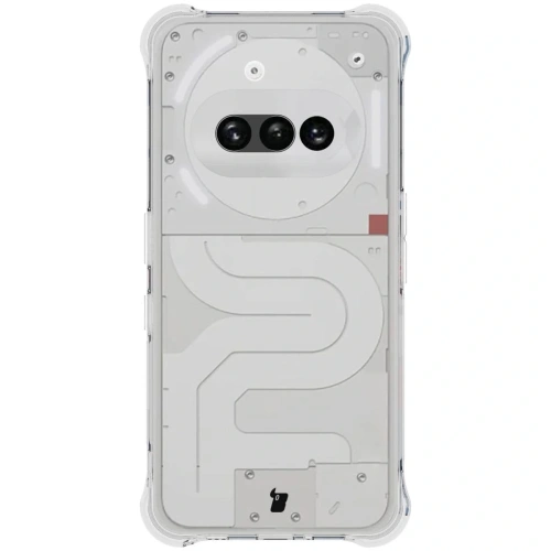 Etui + 2x szkło na ekran Bizon Case Clear Pack do Nothing Phone (3a)