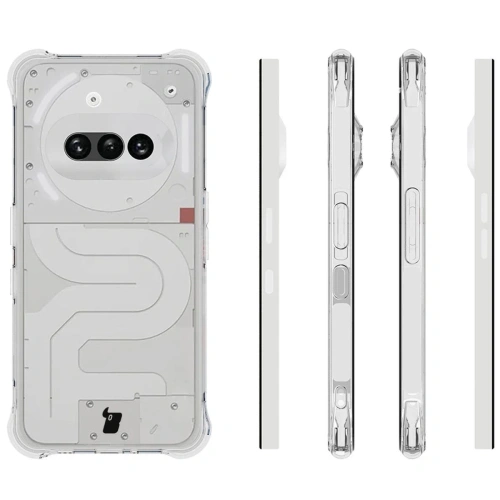 Etui + 2x szkło na ekran Bizon Case Clear Pack do Nothing Phone (3a)