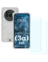 Bizon Case Clear Pack Hülle + 2x Schutzglas für Nothing Phone (3a) Pro