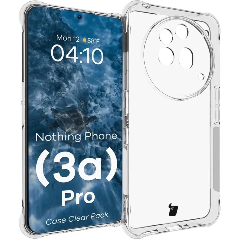 Hurtownia GSM - Bizon Case Clear Pack Hülle + 2x Schutzglas für Nothing Phone (3a) Pro - BIZ9147 - {ean13} - Hurt