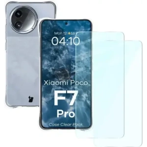 Hurtownia GSM - Bizon Case Clear Pack-Hülle + 2x Displayschutzglas für Xiaomi Poco F7 Pro - BIZ9148 - {ean13} - Hurt