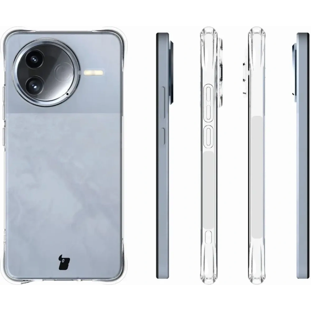 Wholesale Bizon Case Clear Pack case + 2x screen glass Xiaomi Poco F7 Pro - BIZ9148 - {ean13} - Hurt
