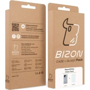 Hurtownia GSM - Bizon Case Clear Pack-Hülle + 2x Displayschutzglas für Xiaomi Poco F7 Pro - BIZ9148 - {ean13} - Hurt