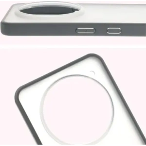 Hurtownia GSM - Caz Bizon Angelo Nothing Phone (3a) Pro translucid cu cadru gri - BIZ9149 - {ean13} - Hurt