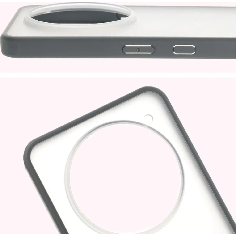 Hurtownia GSM - Bizon Case Angelo Nothing Phone (3a) Pro transparent mit grauem Rahmen - BIZ9149 - {ean13} - Hurt
