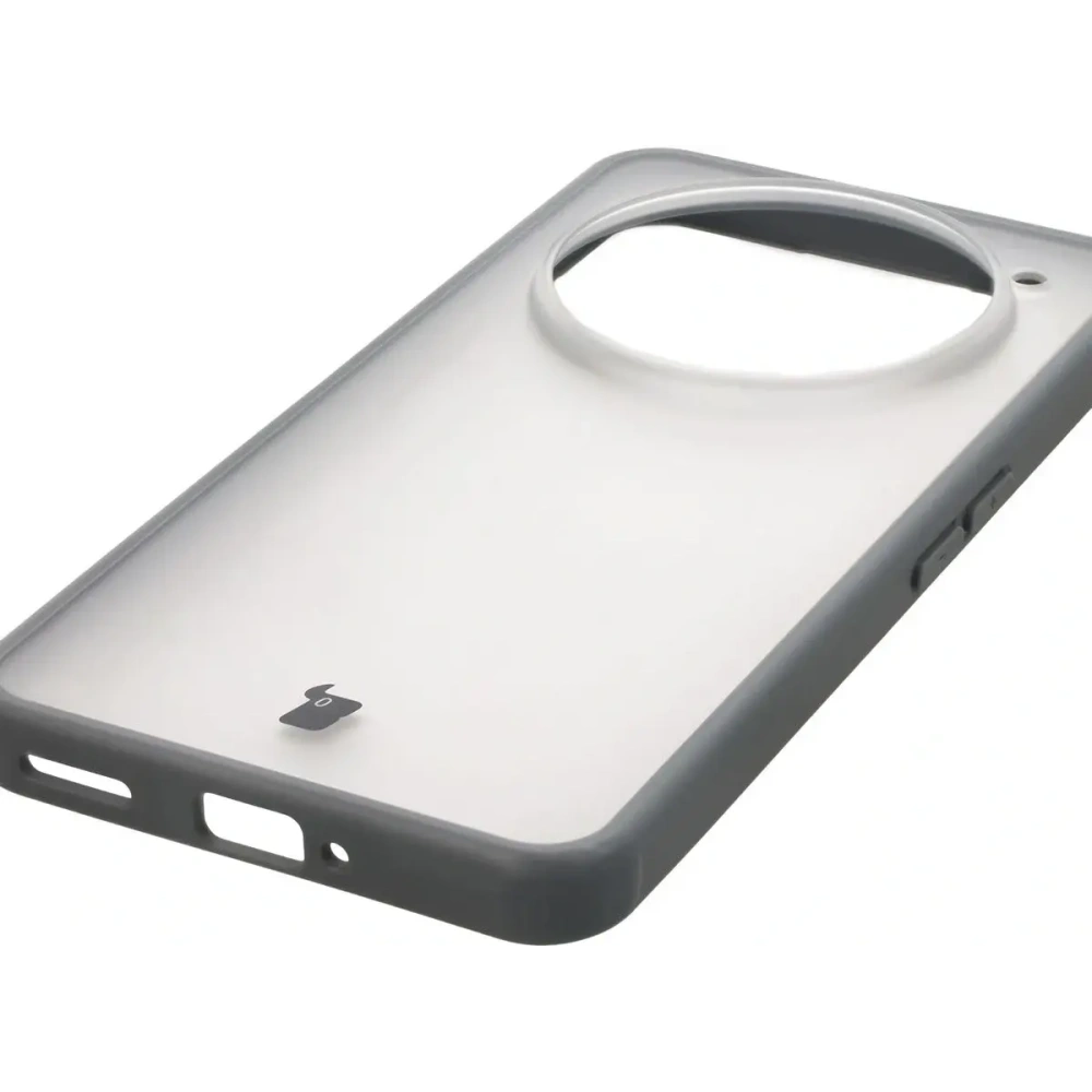 Hurtownia GSM - Etui Bizon Case Angelo do Nothing Phone (3a) Pro półprzezroczyste z szarą ramką - BIZ9149 - {ean13} - Hurt