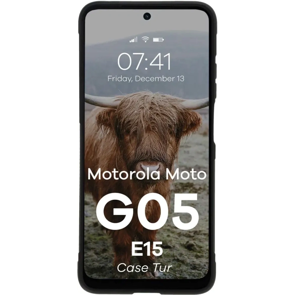 Hurtownia GSM - Husă Bizon Tur Motorola Moto G05 / E15 neagră - BIZ9150 - {ean13} - Hurt
