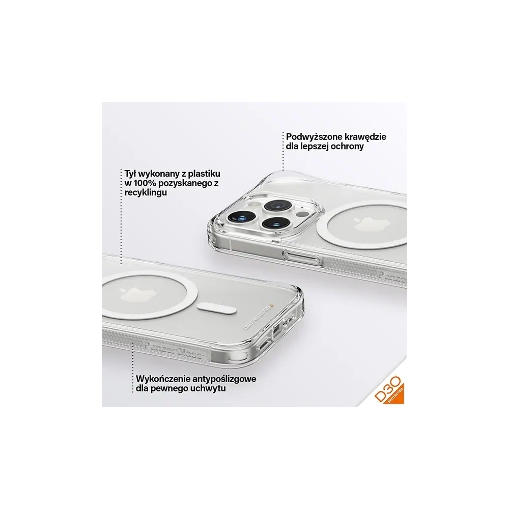 Hurtownia GSM - PanzerGlass HardCase Apple iPhone 15 Pro D3O MagSafe 3xMilitärstandard klar - PZG939 - {ean13} - Hurt