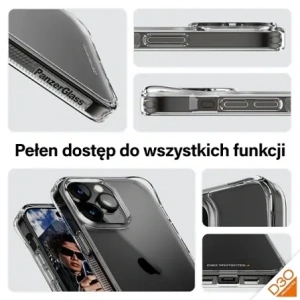 Hurtownia GSM - PanzerGlass HardCase Apple iPhone 15 Pro Max D3O 3xKatona minőségű átlátszó - PZG940 - {ean13} - Hurt