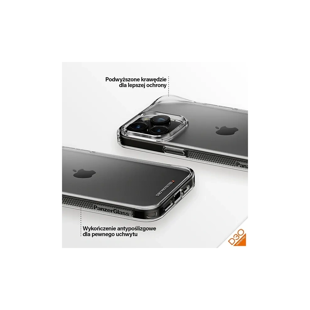 Hurtownia GSM - Etui PanzerGlass HardCase do Apple iPhone 15 Pro Max D3O 3xMilitary grade przezroczysty - PZG940 - {ean13} - Hurt