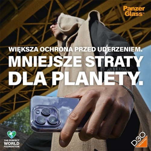 Etui PanzerGlass HardCase do Apple iPhone 15 Pro Max D3O 3xMilitary grade przezroczysty