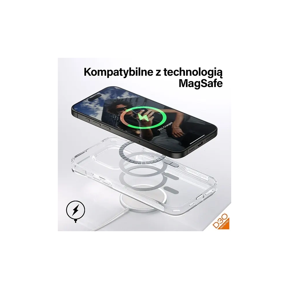 Wholesale PanzerGlass HardCase Apple iPhone 15 Pro Max D3O MagSafe 3xMilitary grade clear - PZG941 - {ean13} - Hurt