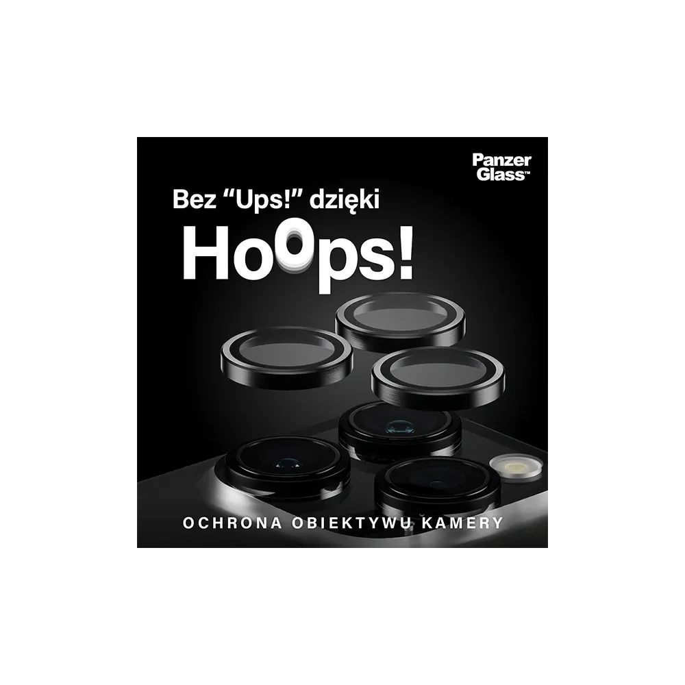 Hurtownia GSM - PanzerGlass Hoops Kamera Apple iPhone 15 Pro / 15 Pro Max schwarz - PZG942 - {ean13} - Hurt