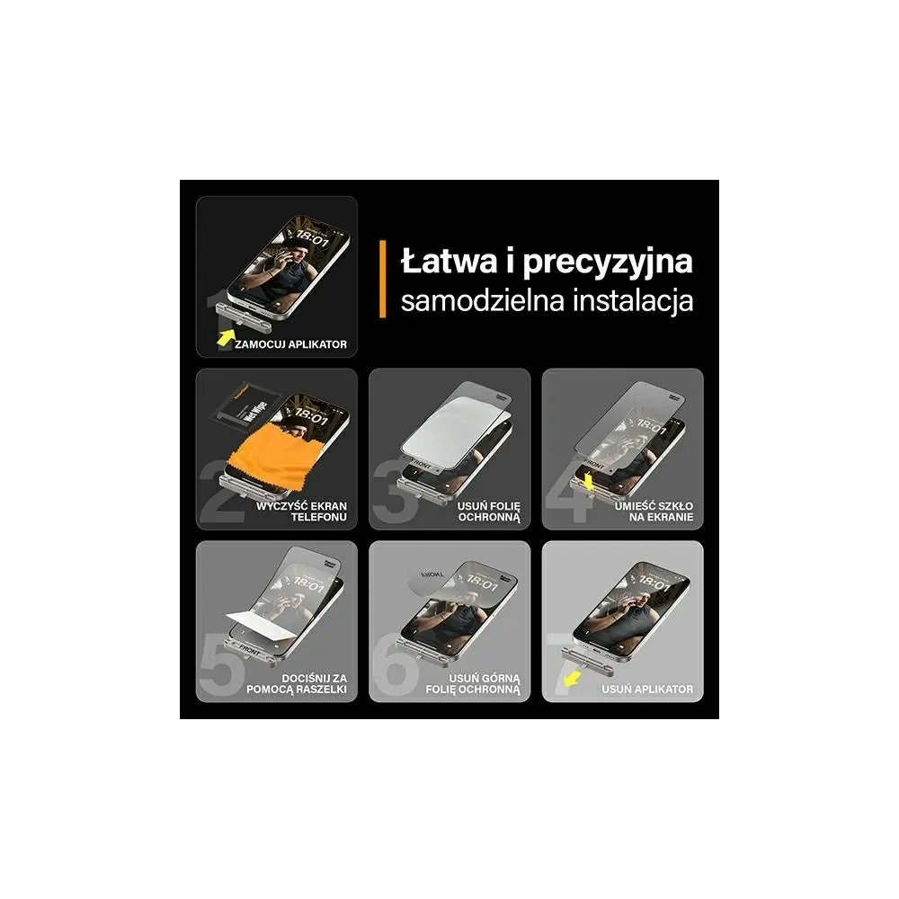 Wholesale PanzerGlass Matrix D3O UWF Apple iPhone 15 Pro Ultra-Wide-Fit rPET - PZG944 - {ean13} - Hurt