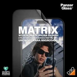 Hurtownia GSM - PanzerGlass Matrix D3O UWF Apple iPhone 15 Pro Max Ultra-Wide-Fit rPET - PZG945 - {ean13} - Hurt