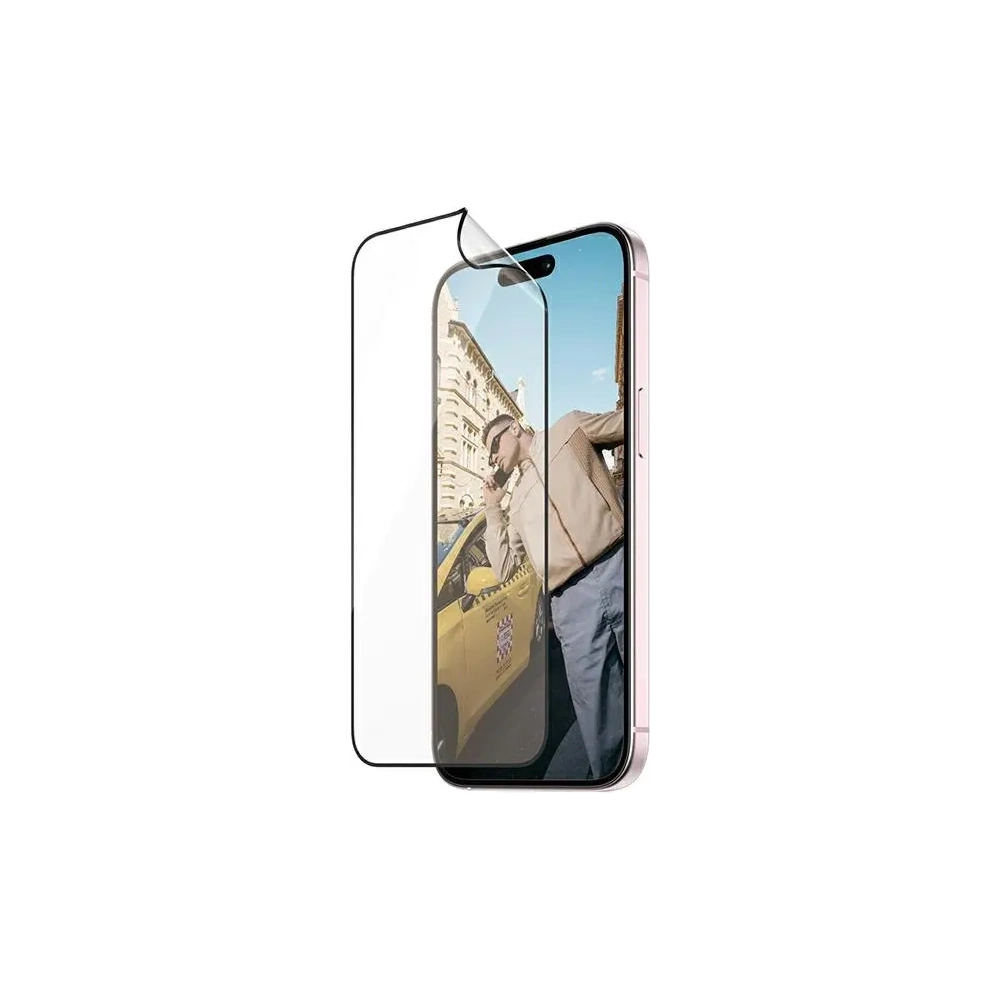 Szkło hybrydowe PanzerGlass Matrix D3O UWF do Apple iPhone 15 Ultra-Wide-Fit rPET