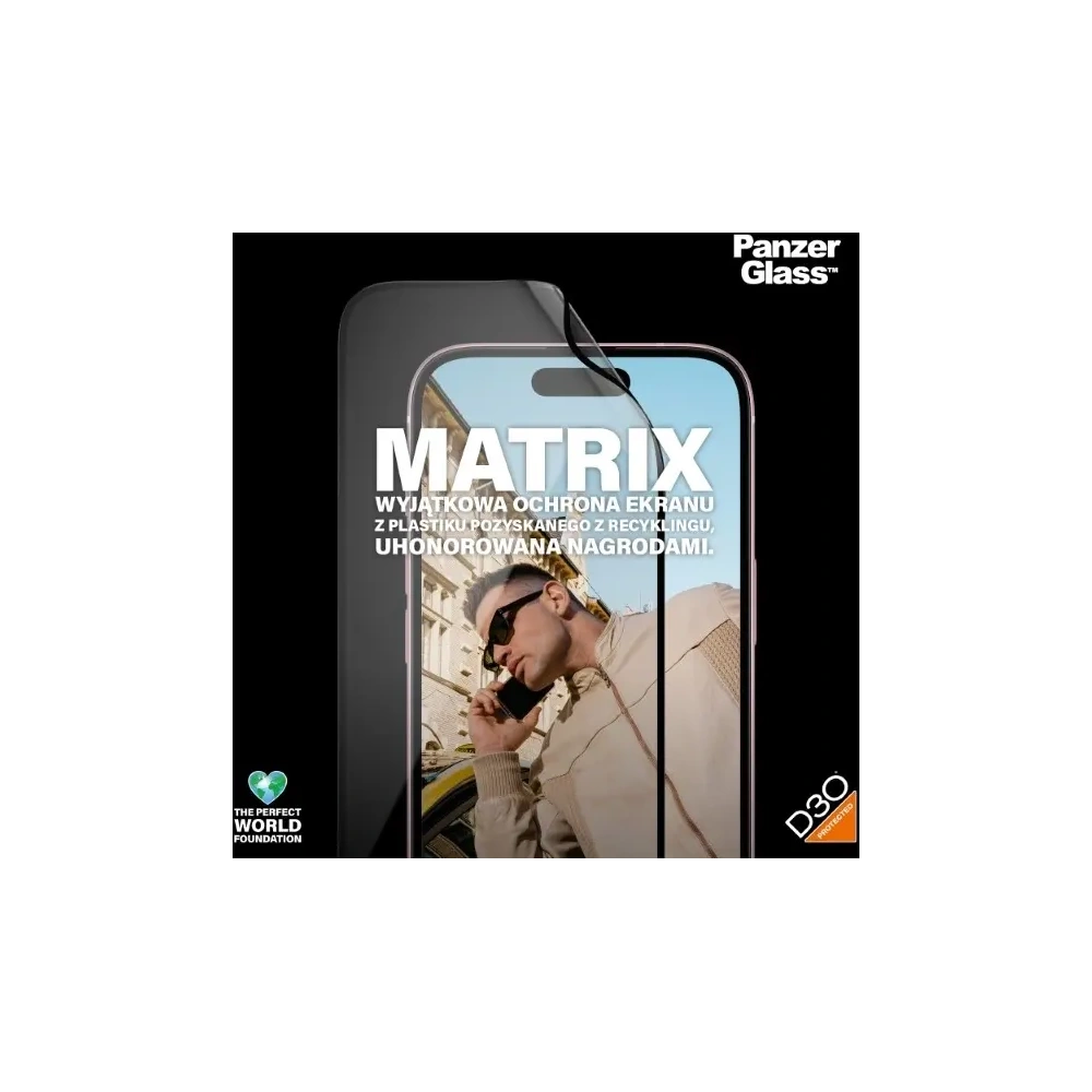 Wholesale PanzerGlass Matrix D3O UWF Apple iPhone 15 Ultra-Wide-Fit rPET - PZG946 - {ean13} - Hurt
