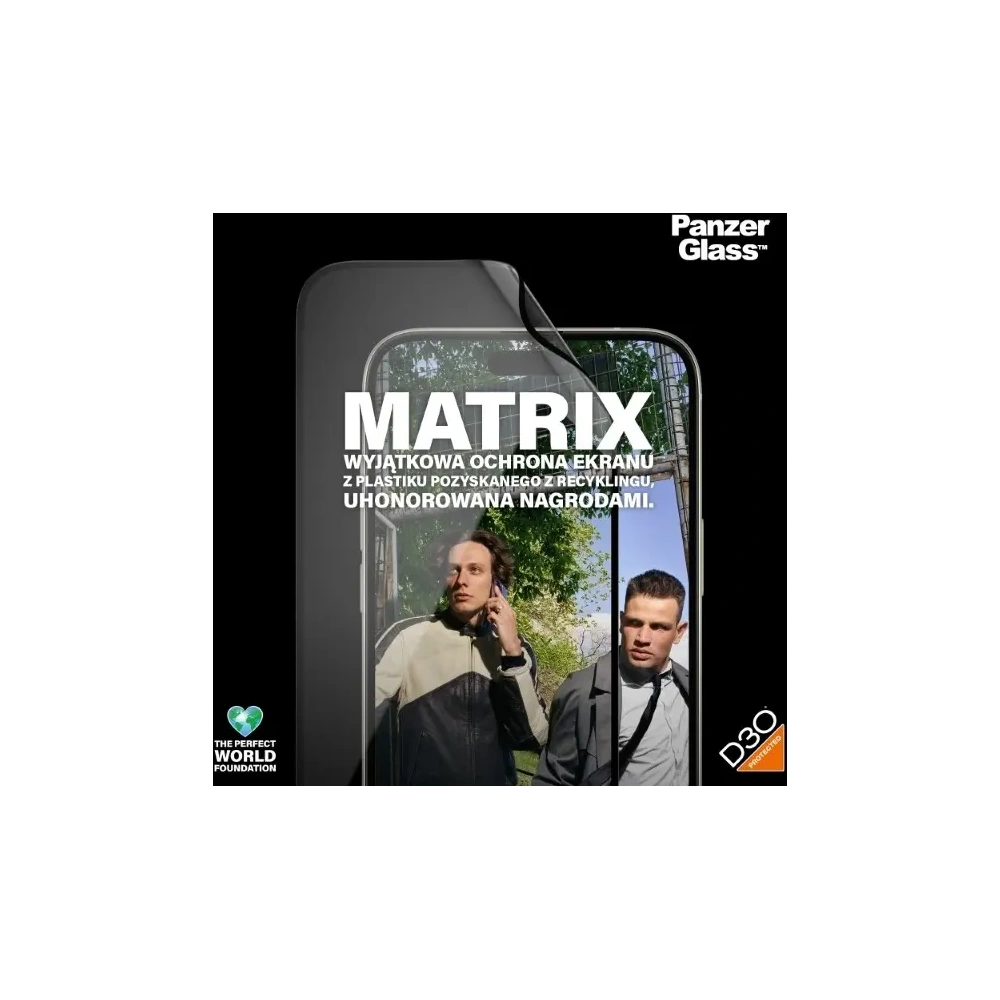 Wholesale PanzerGlass Matrix D3O UWF Apple iPhone 15 Plus Ultra-Wide-Fit rPET - PZG947 - {ean13} - Hurt