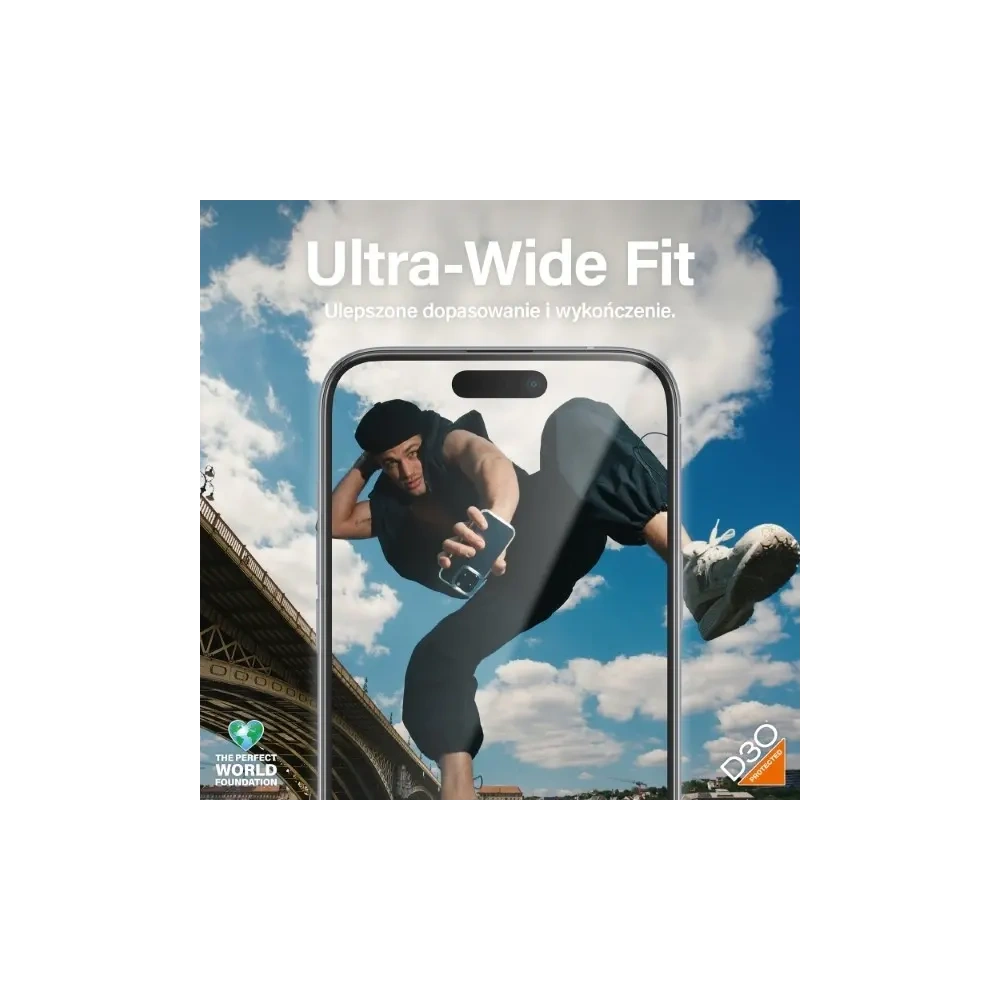 Hurtownia GSM - Szkło hybrydowe PanzerGlass Matrix D3O UWF do Apple iPhone 15 Plus Ultra-Wide-Fit rPET - PZG947 - {ean13} - Hurt