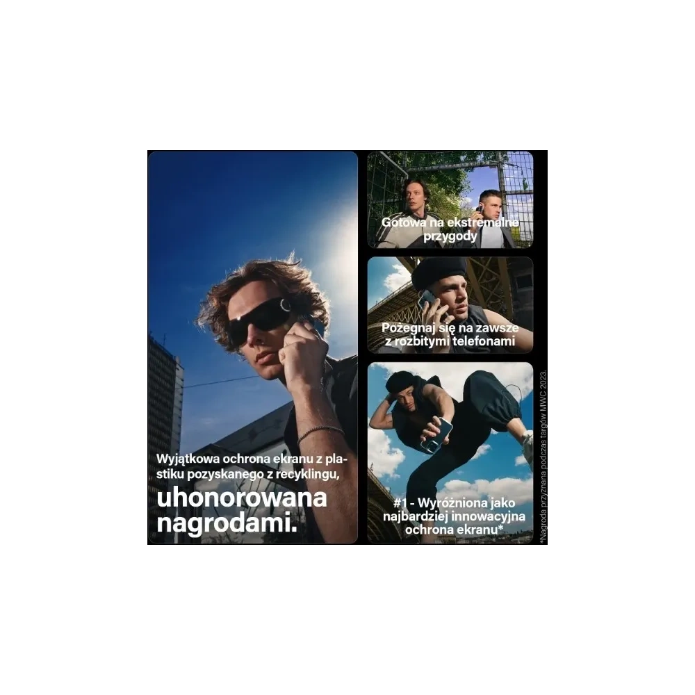 Hurtownia GSM - Szkło hybrydowe PanzerGlass Matrix D3O UWF do Apple iPhone 15 Plus Ultra-Wide-Fit rPET - PZG947 - {ean13} - Hurt