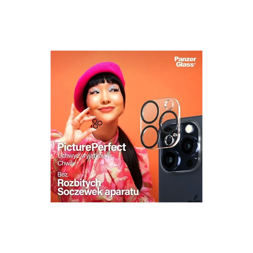 Hurtownia GSM - PanzerGlass Kép Tökéletes Apple iPhone 15 Pro / 15 Pro Max fekete - PZG948 - {ean13} - Hurt