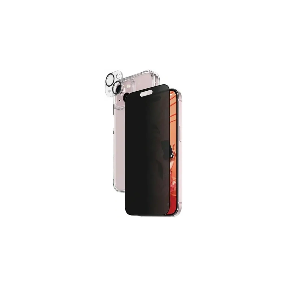 Hurtownia GSM - Zestaw 3w1 PanzerGlass Privacy Bundle D3O Hardcase + Screen Protector UWF+ Lens do Apple iPhone 15 Plus - PZG951 - {ean13} - Hurt