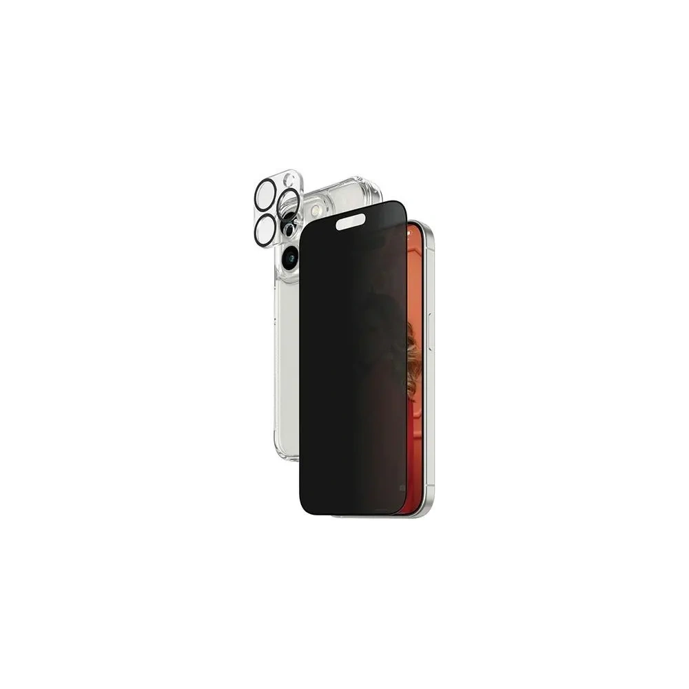 Hurtownia GSM - PanzerGlass 3v1 Privacy Bundle D3O Hardcase + Ochranné sklo UWF + Objektiv Apple iPhone 15 Pro - PZG952 - {ean13} - Hurt