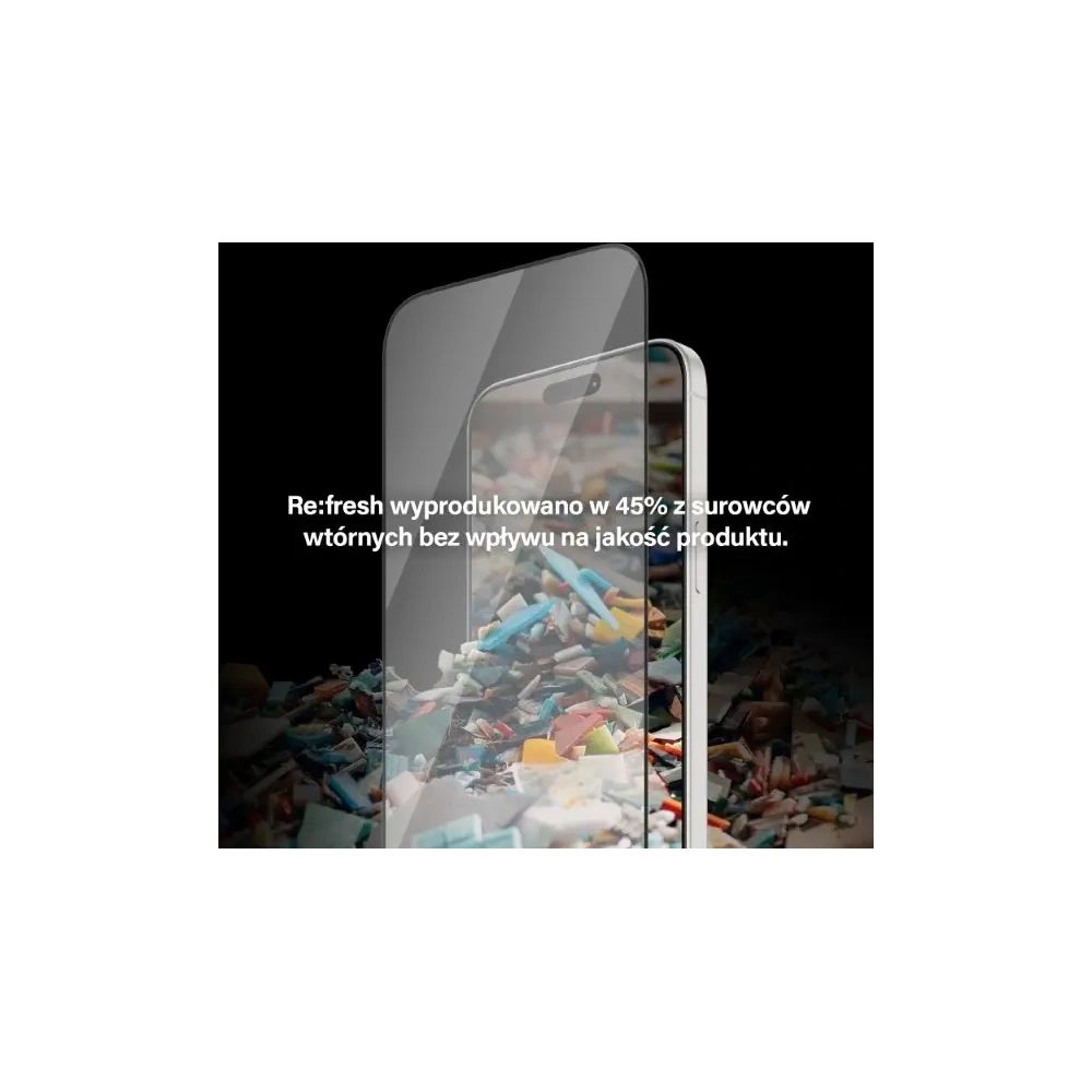 Hurtownia GSM - Szkło hartowane PanzerGlass Re:fresh Glass do Apple iPhone 15 Pro Ultra-Wide-Fit Screen Protection Easy Aligner - PZG954 - {ean13} - Hurt