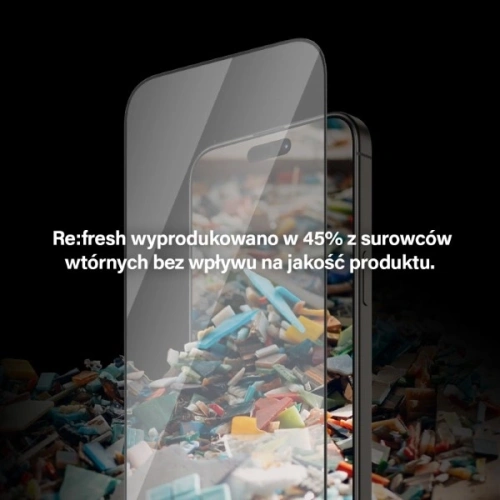 Szkło hartowane PanzerGlass Re:fresh Glass do Apple iPhone 15 Pro Max Ultra-Wide-Fit Screen Protection Easy Aligner