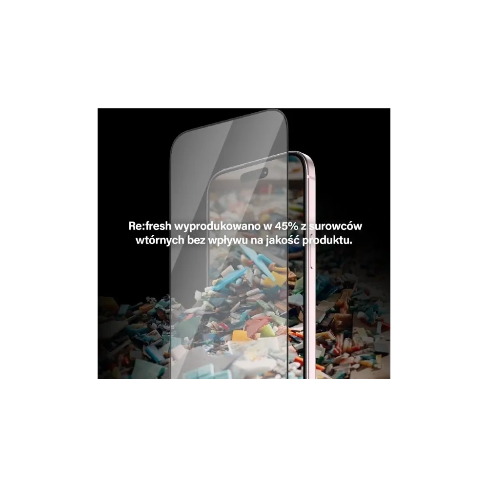 Hurtownia GSM - Szkło hartowane PanzerGlass Re:fresh Glass do Apple iPhone 15 Ultra-Wide-Fit Screen Protection Easy Aligner - PZG956 - {ean13} - Hurt