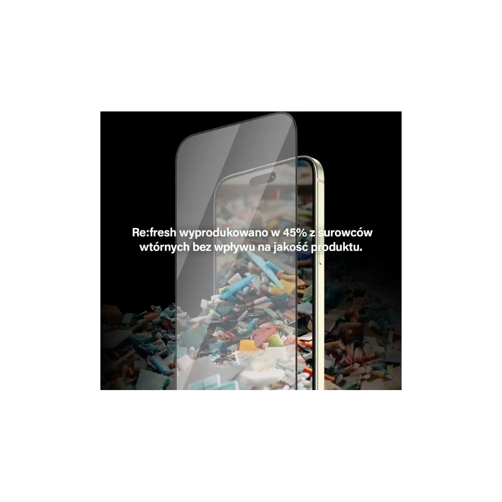 Hurtownia GSM - Szkło hartowane PanzerGlass Re:fresh Glass do Apple iPhone 15 Plus Ultra-Wide-Fit Screen Protection Easy Aligner - PZG957 - {ean13} - Hurt