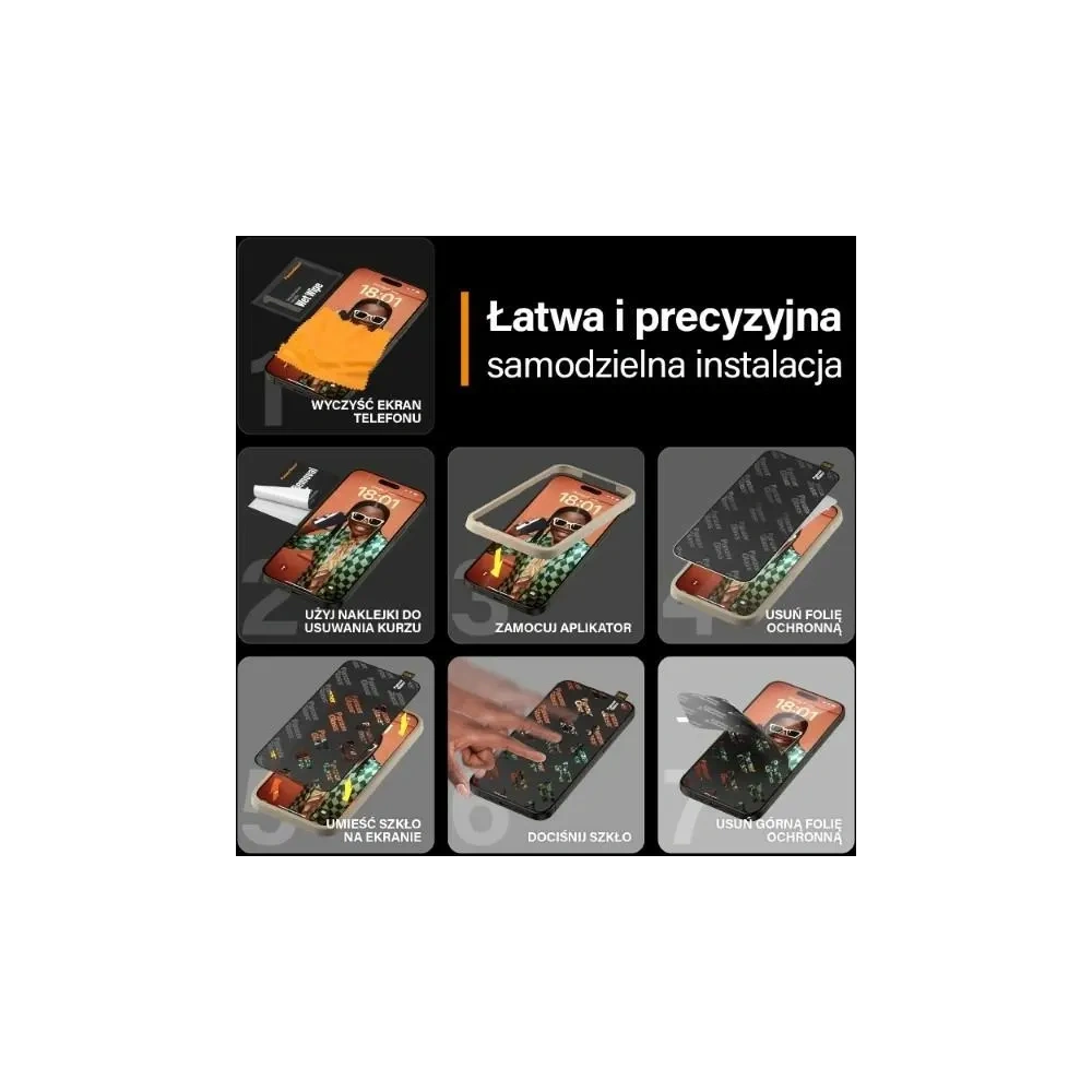 Wholesale PanzerGlass Ultra-Wide Fit Apple iPhone 15 Pro Max Screen Protection Easy Aligner - PZG958 - {ean13} - Hurt