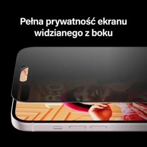 Hurtownia GSM - PanzerGlass Ultra-Wide Fit Apple iPhone 15 Pro Max Adatvédelmi Képernyővédő Könnyű Igazító - PZG963 - {ean13} - Hurt