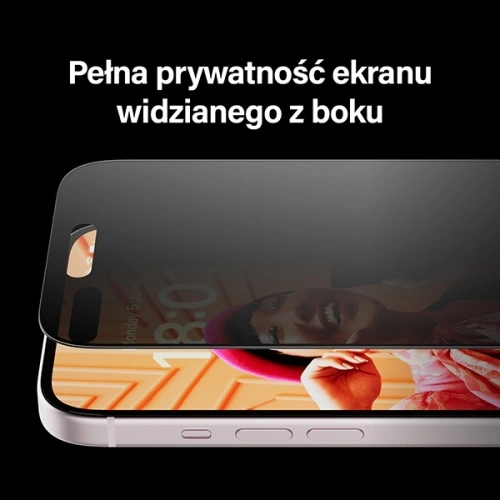 Szkło hartowane prywatyzujące PanzerGlass Ultra-Wide Fit do Apple iPhone 15 Plus Privacy Screen Protection Easy Aligner
