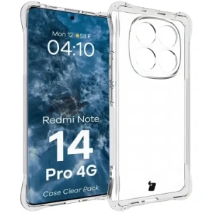 Wholesale Bizon Case Clear Pack case + 2x screen film + lens protector Xiaomi Redmi Note 14 Pro 4G - BIZ9152 - {ean13} - Hurt