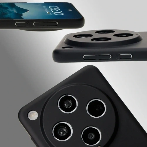 Etui Bizon Case Łupka do Oppo Find X8 Pro czarne