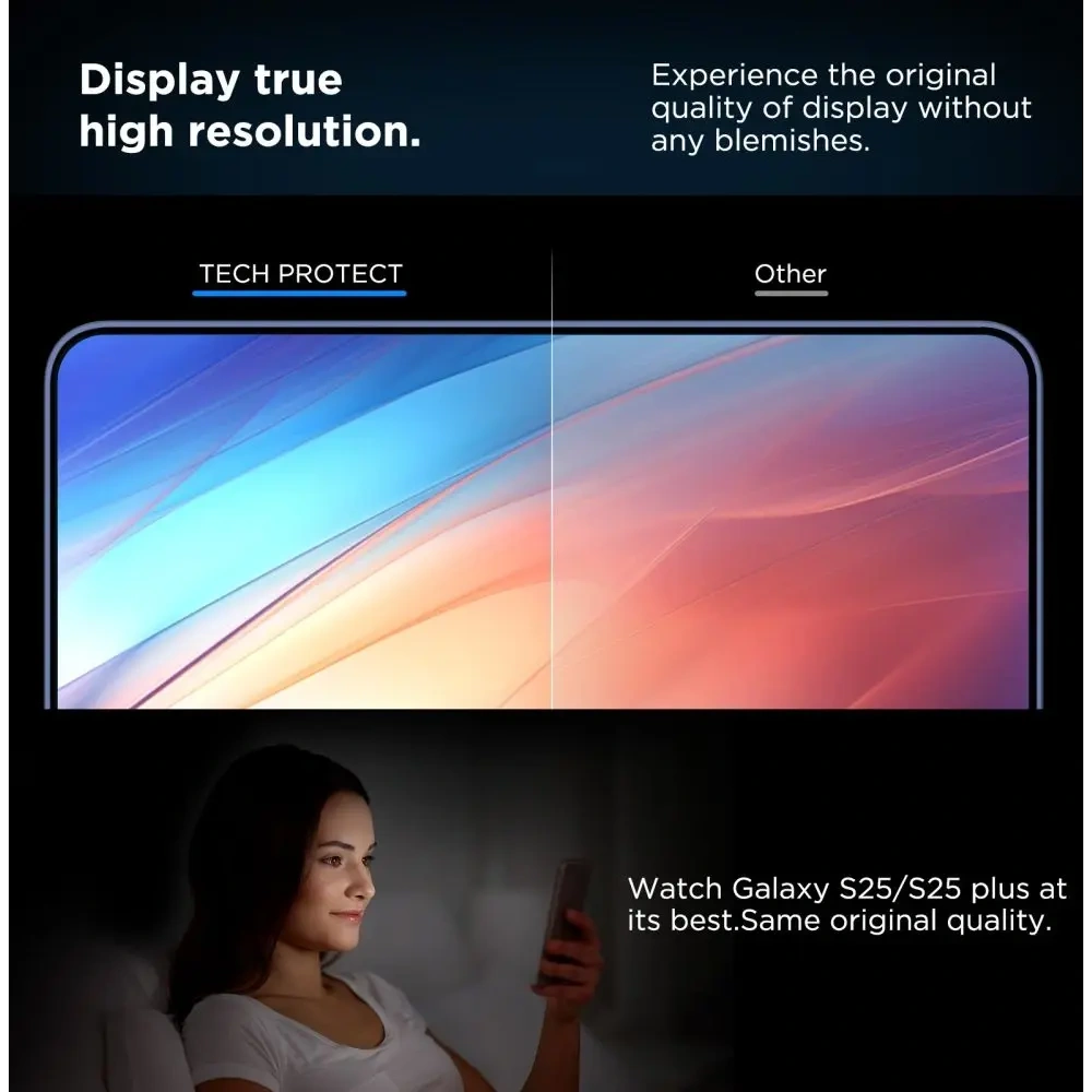 Wholesale Tech-Protect Quick Set+ Samsung Galaxy S25 Clear [2 PACK] - THP4201 - {ean13} - Hurt