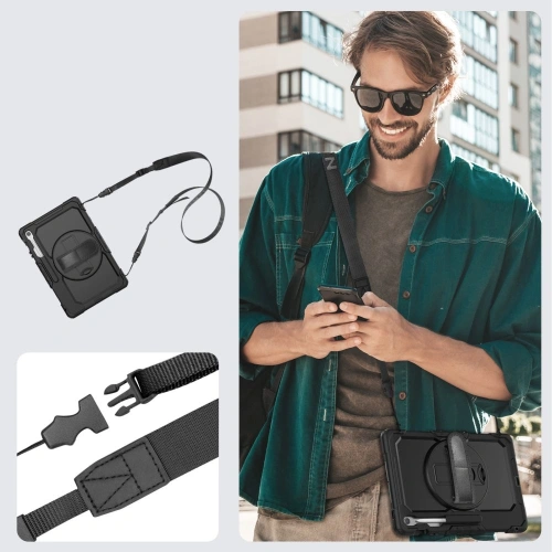 Etui Tech-Protect Solid Samsung Galaxy Tab S10 FE+ Plus 13.1 X620 / X626b Black