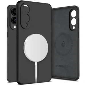 Wholesale Tech-Protect Liquid Silicone MagSafe Samsung Galaxy S25 Edge Black - THP4205 - {ean13} - Hurt