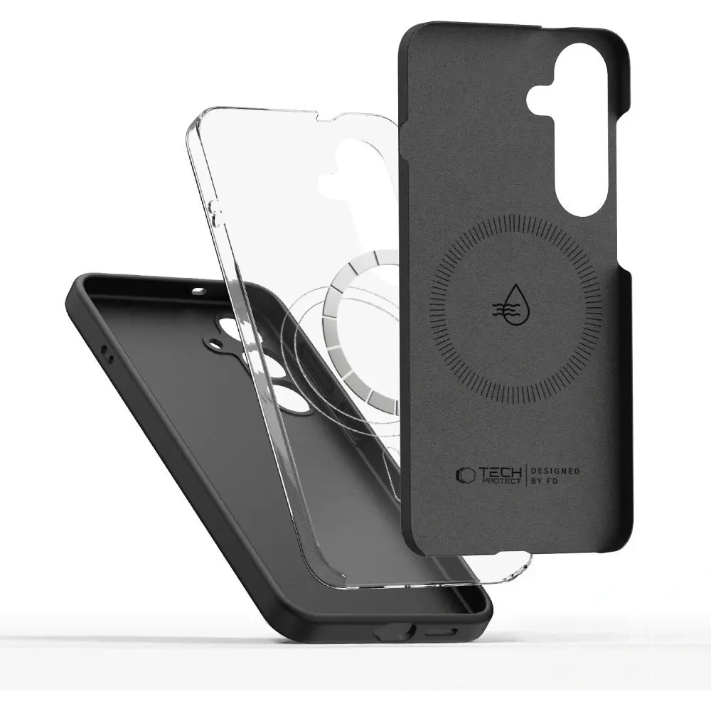 Hurtownia GSM - Tech-Protect Liquid Silicone MagSafe Samsung Galaxy S25 Edge Černá - THP4205 - {ean13} - Hurt