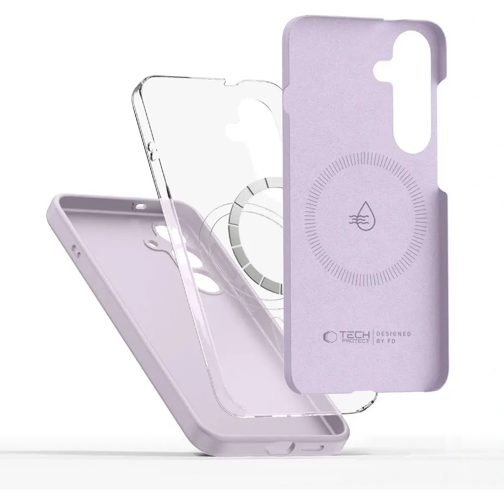 Hurtownia GSM - Tech-Protect Folyékony Szilikon MagSafe Samsung Galaxy S25 Edge Mauve - THP4206 - {ean13} - Hurt