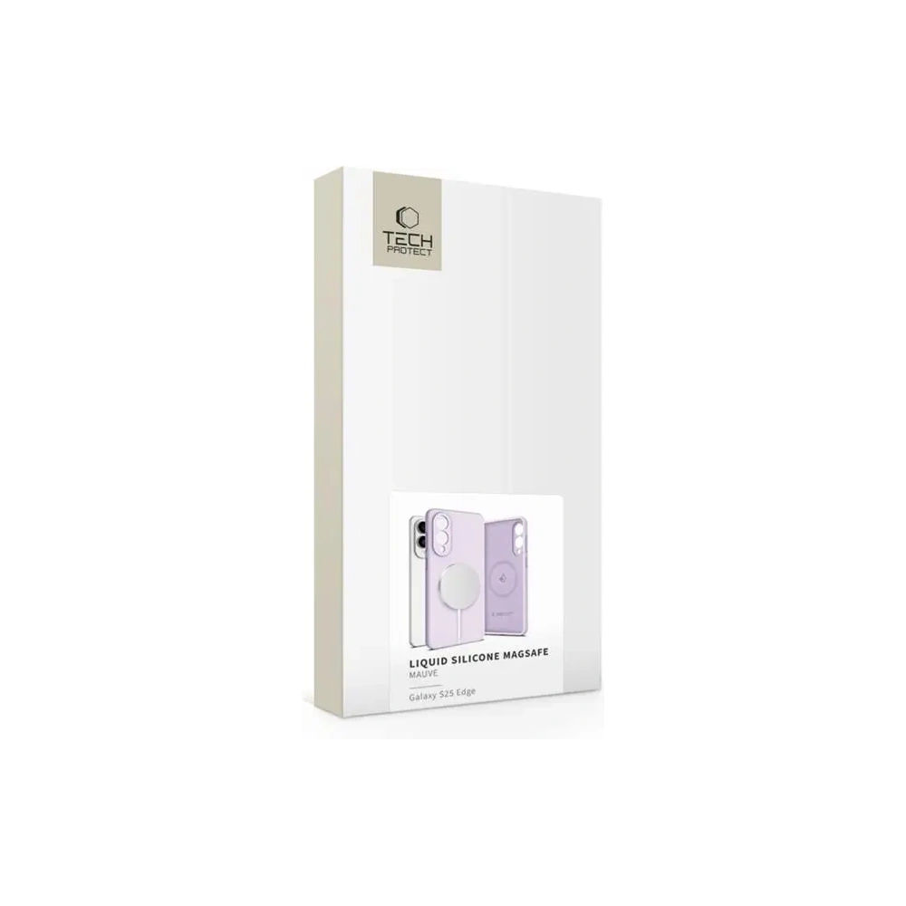 Hurtownia GSM - Tech-Protect Folyékony Szilikon MagSafe Samsung Galaxy S25 Edge Mauve - THP4206 - {ean13} - Hurt